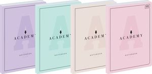 Interdruk Brulion B5 128k. INTETRDRUK 90g Academy pastel, kratka Interdruk 1