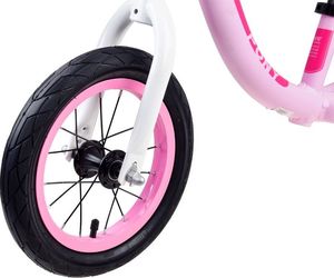 Rowerek biegowy Royalbaby Pony Sprint 12cal różowy (RO0131) 9