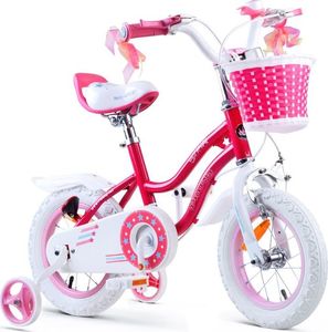 Royalbaby Rower dziewczęcy Star Girl 12cal - Różowy  (RB12G-1) 1