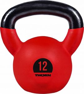 Kettlebell Thorn+Fit Cast-Iron gumowany 12 kg 1