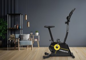 Rower stacjonarny Urbogym Rocky Yellow magnetyczny 15