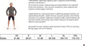 Huub Wiatrówka kolarska z odblaskami TRIPOWER Lightning Racing Red M 6