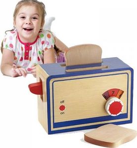 Viga Toys Drewniany Toster Kuchenny Dla Dzieci AGD Grzanki Tosty Viga Toys 1