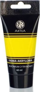 Astra Farba akrylowa ASTRA Artea tuba 60ml - kadmium cytrynowy Astra 1