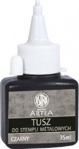 Astra Tusz do stempli metalowych ASTRA 35 ml - czarny Astra 1