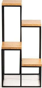 HowHomely Kwietnik stojący KASKADA 70 cm Dąb Lancelot LOFT 6