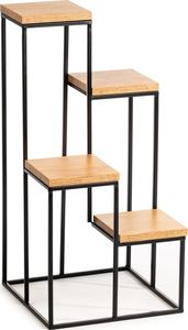 HowHomely Kwietnik stojący KASKADA 70 cm Dąb Lancelot LOFT 7