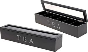 EXCELLENT HOUSWARE Pudełko na herbatę Tea Box, 6 przegródek 1
