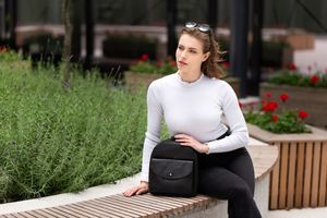 Paolo Peruzzi CZARNY SKÓRZANY PLECAK PAOLO PERUZZI T-18-BL 2