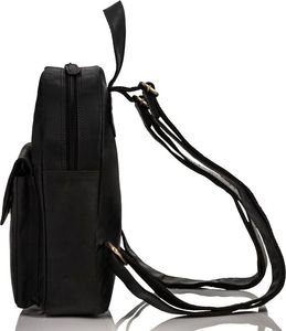 Paolo Peruzzi CZARNY SKÓRZANY PLECAK PAOLO PERUZZI T-18-BL 7