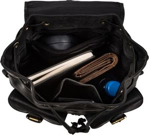 Paolo Peruzzi PLECAK DAMSKI SKÓRZANY PAOLO PERUZZI T-16-BL 8