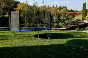 Trampolina ogrodowa Thunder Trampolina ogrodowa z siatką zewnętrzną 14FT 435cm 16