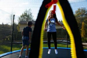 Trampolina ogrodowa Thunder Trampolina ogrodowa z siatką zewnętrzną 14FT 435cm 3