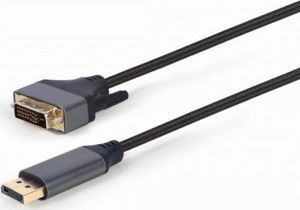 Kabel Gembird DisplayPort - DVI-D 1.8m czarny (CC-DPM-DVIM-4K-6) 1