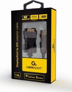 Kabel Gembird DisplayPort - DVI-D 1.8m czarny (CC-DPM-DVIM-4K-6) 3