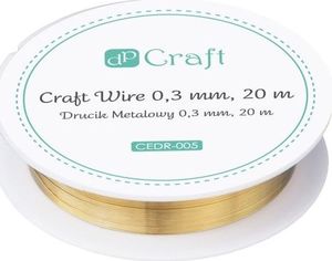 DP Craft Drucik metalowy DPCRAFT 0, 3mm 20m - złoty Dalprint 1