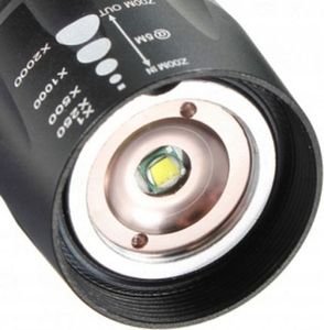Latarka Latarka Taktyczna Led Cree Zoom Xml T6 Wodoodporna 5