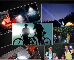 Latarka Taktyczna Latarka Led Cree Xml-T6 Zoom Z Powerbank 9