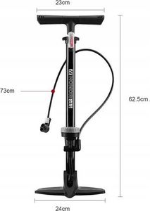 Honor Pompka Rowerowa Stojąca Dunlop/Presta/Schrader 3