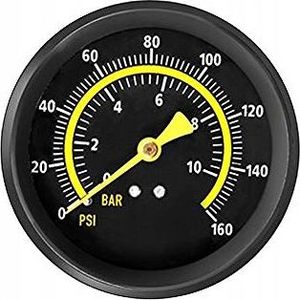 Elletro Pompka Rowerowa Nożna Z Manometrem Dwutłokowa Bike 8