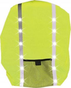 Pokrowiec Wodoodporny Odblask Na Plecak Diody Led 11