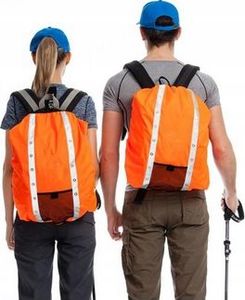 Pokrowiec Wodoodporny Odblask Na Plecak Diody Led 2