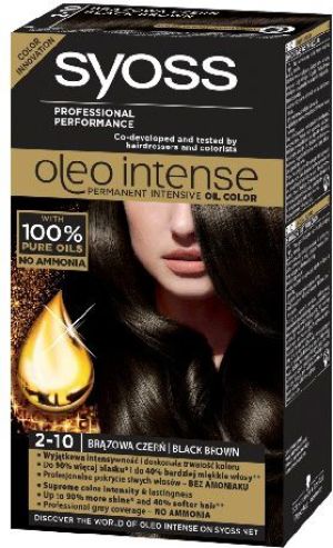 Syoss Farba do włosów Oleo 2-10 brązowa czerń 1