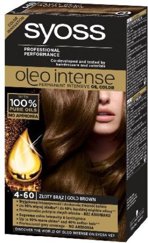 Syoss Farba do włosów Oleo 4-60 złoty brąz 1
