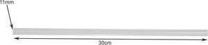 Wkłady klejowe Iso Trade 11 mm x 300 mm białe 36 szt. 1 kg 5902802921031 4