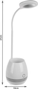 Lampka biurkowa Iso Trade Lampka biurkowa LED z głośnikiem i organizerem 10