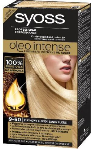 Syoss Farba do włosów Oleo 9-60 piaskowy blond 1