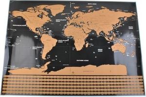 Iso Trade Mapa świata - zdrapka z flagami + akcesoria 5