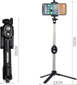 Selfie stick Iso Trade Monopod do zdjęć 3w1 2