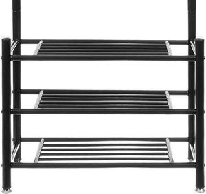 Iso Trade Wieszak na ubrania - stojak z półką na buty 10