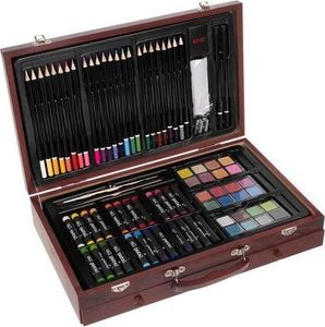 Iso Trade Zestaw do malowania w walizce 143szt 4