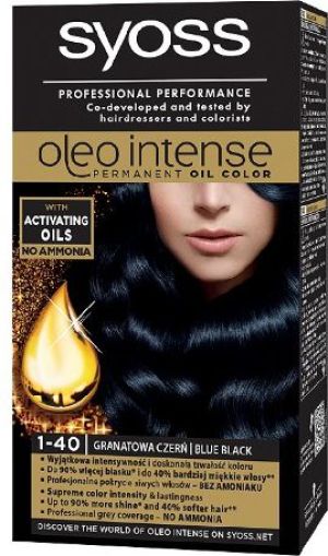 Syoss Farba do włosów Oleo 1-40 granatowa czerń 1
