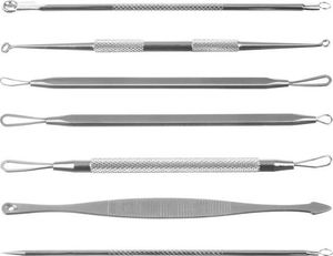 Iso Trade Łyżeczki do usuwania wągrów- zestaw 7szt 4