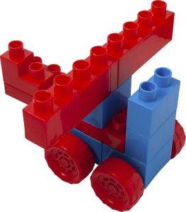 Wader Kids Blocks Klocki w pojemniku 70 elementów (41295) 5