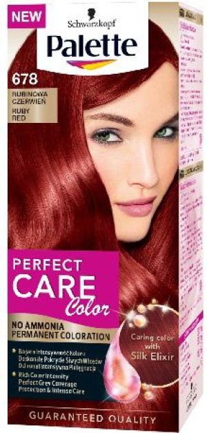 Palette Perfect Care Color Krem koloryzujący nr 678 Rubinowa Czerwień 1