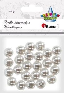 Titanum Perełki TITANUM 12mm 20g białe Titatnum Kreatywne 1