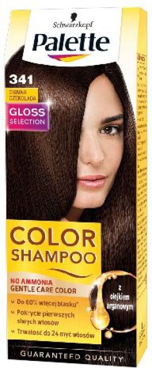 Palette Color Shampoo Szampon koloryzujący nr 341 Ciemna Czekolada 1
