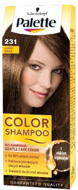 Palette Palette Color Shampoo Szampon koloryzujący nr 231 Jasny Brąz 1