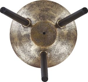 Beliani Doniczka na stojaku 50 x 50 x 30 cm złota VARDIANI 4