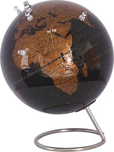 Beliani Globus 29 cm czarny miedziany z magnesami CARTIER 1