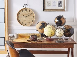 Beliani Globus 29 cm czarny miedziany z magnesami CARTIER 2