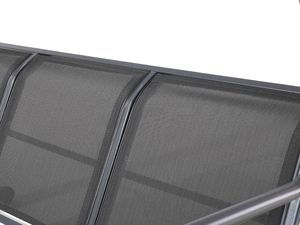 Beliani Huśtawka ogrodowa czarna BOGART 8