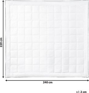 Beliani Kołdra bawełniana 220 x 240 cm KAMET 5