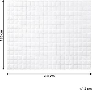 Beliani Kołdra całoroczna 135 x 200 cm JANNU 5
