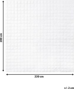 Beliani Kołdra całoroczna 200 x 220 cm JANNU 5