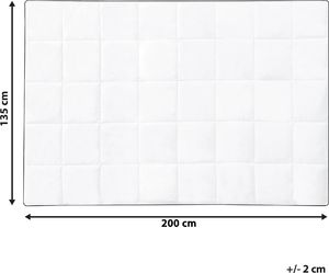 Beliani Kołdra całoroczna bawełniana 135 x 200 cm NUPTSE 5